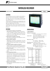 Thumbnail of document Fuji PHU datasheet 3070